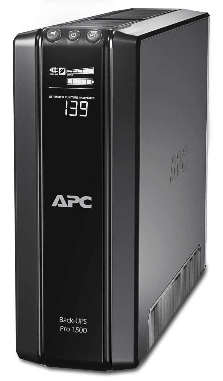 APC by Schneider Electric Power-Saving Back-UPS PRO - BR1500GI - Uninterruptible Power Supply 1500VA (AVR, 10 Outlets IEC-C13, USB, Shutdown Software)