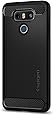 Spigen Rugged Armor LG G6 Case / G6 Plus Case with Resilient Shock Absorption and Carbon Fiber Design for LG G6 / G6 Plus (2017) - Black