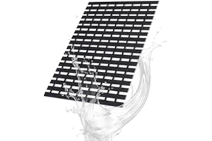 SUWUYUE Bath Mat Non Slip Shower Mat Bathtub with Drain Holes and Heavy Duty Rubber No Suction Cups Sturdy Shower Stall Tub M