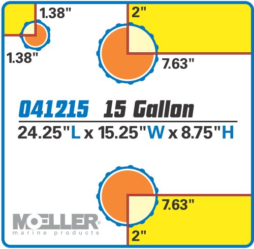 Moeller Marine Waste Tank (12-Gallon)