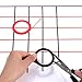 Outus 10 Pieces 3 mm Width Whiteboard Gridding Tape Grid Marking Tapes Self Adhesive Chart Tapes Artist Tape, 5 Colors