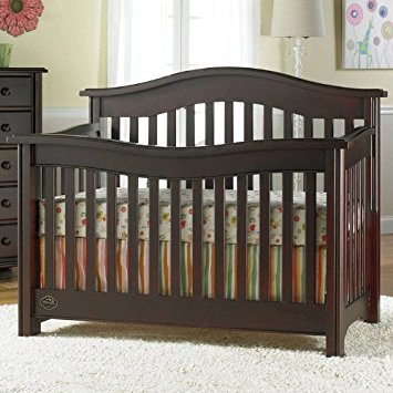 Bonavita Cribs Full Size Conversion Kit Bed Rails for Casey, Easton, Francais, Gibson, Harper, Hudson, Kinsley, La Madre, Liberty, Metro, New Castle, Sawyer & Westfield Cribs - Merlot - Thumbnail 5