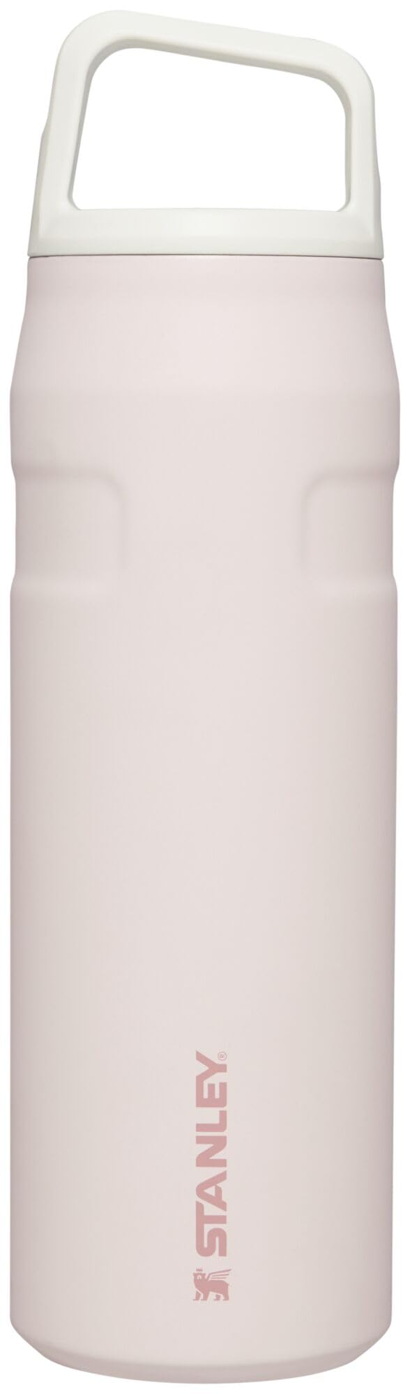 Photo 1 of ***MINOR DAMAGE*******
Stanley IceFlow Cap and Carry Water Bottle 24 oz | Wide Mouth Twist Lid | Lightweight and Leakproof for Travel and Sports | Insulated Stainless Steel | BPA-Free | Rose Quartz Glimmer