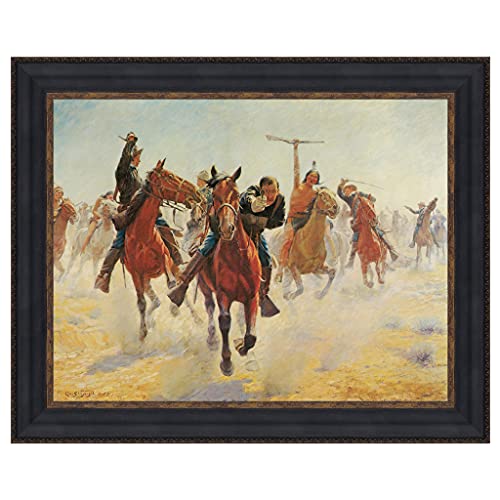 Design Toscano "Breaking Through The Line" Canvas Replica Painting, Small