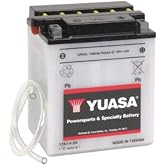 Yuasa YUAM2241B 12N14-3A Battery, One Size