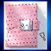 Teen Girl's Locking Secret Diary Journal with Sequins