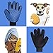 Petacc Dog Deshedding Glove Dog Grooming Glove Brush For Long and Short Hair Pet 1 Right Hand