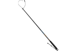 SAN LIKE Fishing Gaff Saltwater Portable Fish Gaff with S316 Stainless Steel Fishing Hook Carbon Fiber Fishing Gaff Non-Slip Grip Handle and Fiberglass Shaft for Saltwater Offshore 3.8'/6'/7.6'