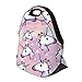 SeBeLi Neoprene Lunch Tote Bag - Insulated Waterproof Zipper for Picnic Women, Adults, Kids, Girls, Boys (Unicorn)