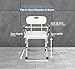 Casiva Premium Shower Chair with Arms - Strong, Secure Bathtub Chair & Shower Bench with Non-Slip Feet & Padded Arms
