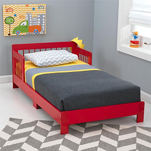 KidKraft Toddler Houston Bed, Red