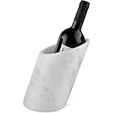 BCS Marble Wine Bottle Chiller - Versatile Wine Chillers for Bottles - Applicable to Kitchen Utensil Holder/Makeup Brush Holder/Pen Holder for Desk That Also Serve as Lamp Shade