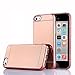 TabPow iPhone 5C Case, Improved Mirror Reflection, Scratch-Resistant Bling Luxury Slim TPU PC Case Cover for iPhone 5C - Rose Gold