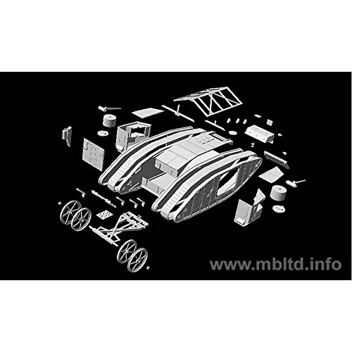 Master Box British Male MK 1 Tank Somme Battle 1916 Military Land Vehicle Model Building Kit (1:72 Scale)