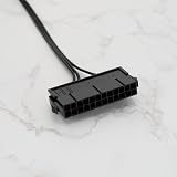 ECSiNG 20/24 Pin ATX EPS Power Switch Cable Red LED On Off Jumper PC PSU Test view 6
