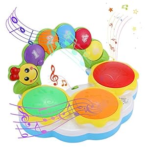 EPCHOO-Baby-Musical-Instruments-Toys-Early-Education-Baby-Drum-Kit-Baby-Drum-Hand-Pat-Toy-Musical-Toys-for-1-Year-Old EPCHOO Baby Musical Instruments Toys, Early Education Baby Drum Kit, Baby Drum Hand Pat Toy, Musical Toys for 1 Year Old