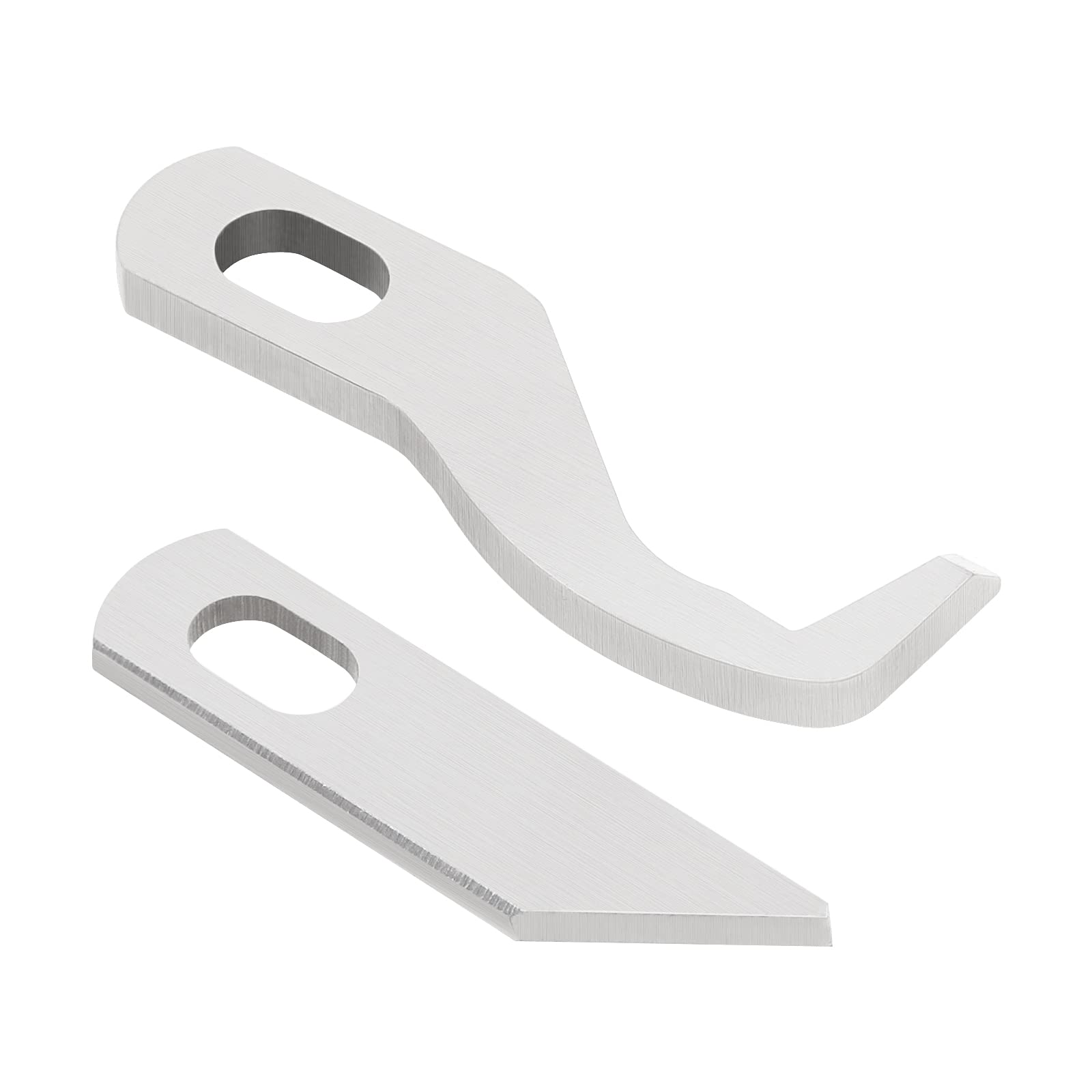 VGOL 2Pcs Top and Bottom Blades Overlock Blade Upper & Lower Set Compatible with Singer S14-68 S14-69 S14-77 S14-78 S14-79 Compatible with Pfaff Element 1450OL