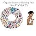 Reusable Bamboo Breast Pad Nursing Pads for Mum Washable Waterproof Pregnant 4.7 inch,Bamboo Fabric Material Inner/Reusable Nursing Pads (Circular Design)