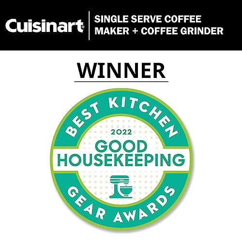 Cuisinart Single Serve Coffee Maker + Coffee Grinder, 48Ounce