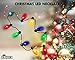 KINREX Christmas LED Light Up Necklace - Flashing Bulb Holiday Xmas & Party Favors – Flashing Favors Light Measures 35