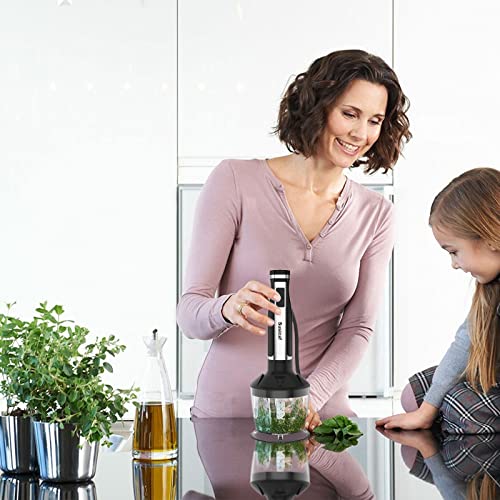 Immersion Hand Blender, 800W Stick Blender, 20 Speed Stainless Steel