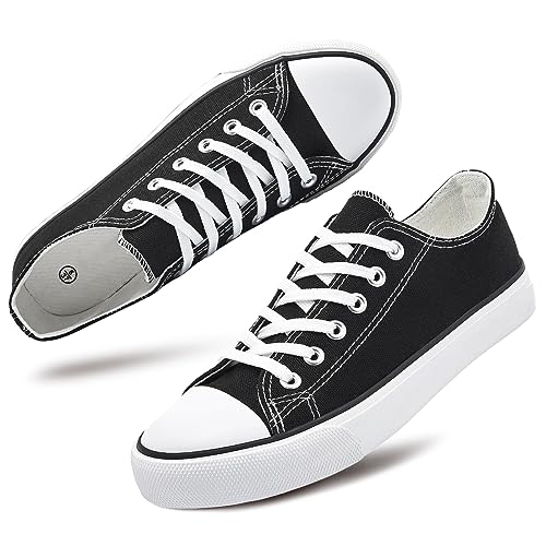 White Sneakers for Women Low Top Canvas Shoes