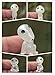 5 Pcs/lot Princess Mononoke Luminous Tree Elves Spirit Kodama Gardening Potted Decoration Micro Landscape Accessories
