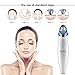 Bestidy Comedo Suction Microdermabrasion Diamond Machine, Electric Facial Pore Cleanser Nose Blackhead Cleaner Acne Remover Rechargeable Skin Peeling Cleaner Vacuum Extraction Tool (White)