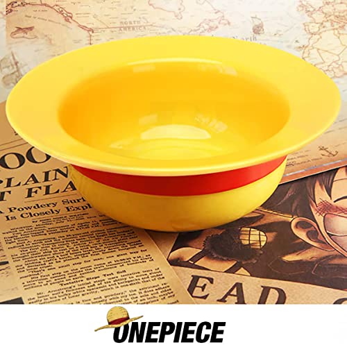 Japanese Ramen Ceramic Bowl Set Straw Hat Ramen Bowl With Chopsticks