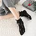 Deer Mum Women Lace Socks Sexy Floral Sheer Ankle Socks