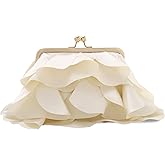Lanpet Elegant Evening Bag Clutch Purses for Women Formal Evening Handbags with Detachable Chain for Wedding, Party, Prom