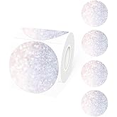 STARLIBOO 3 inch Thermal Labels, Round Thermal Printer Labels, Circle Direct Thermal Stickers for DIY Logo Design, Shipping, Name Tag, Compatible with Rollo&MUNBYN (400 Labels, Matte Gray)