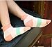 UBUMO Women's Solid 2 Toe Flip Flop Tabi Socks Geta Ankle Cotton 5/6 Pairs