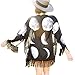 BB&KK Women's Printed Sun And Moon Chiffon Cover-up Kimono Cardigan Bikini Suit