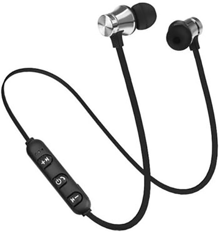 uniqueaur Magnetic Bluetooth Headset, Wireless Bluetooth Magnetic In-Ear Earphone Headset Stereo Headphone with Mic