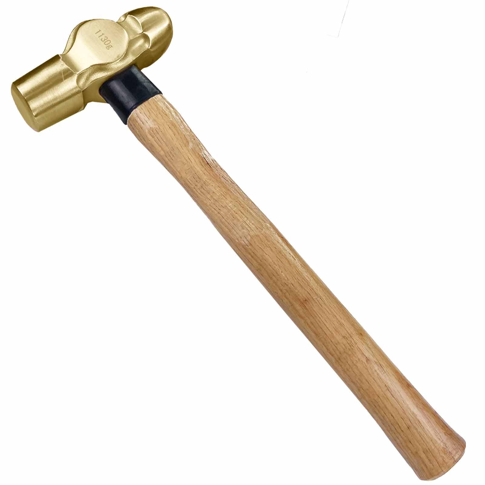 WEDO Non-Sparking Ball-Peen Hammer 560g Weight, Spark-Free Safety Hammer, Aluminum Bronze, DIN Standard, BAM & FM Certificate
