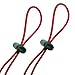 Flow Bungee Goggle Strap Kit (2-Pack) - Universal Adjustable Replacement Straps for Swim Goggles (Red)