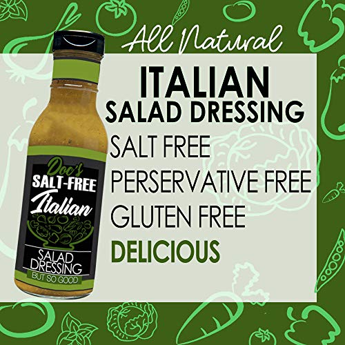 Doc's SaltFree All Natural Salad Dressing Salt Free Marinade Tangy
