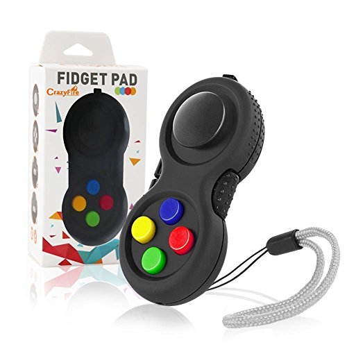 Fidget Toy Dice Anti Anxiety Depression Cube Relief Stress Hand Shank Pad Fitness Exercise for Children Teen Adults, Cool Creative Gift,Colorful