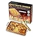 Ulitimate Copper Crisper Air Fry Chef Pan -Stainless Steel Multi-Use Ceramic Coated Tray & Non-Stick Oil Free Basket W/Premium Tongs - For Fries, Chicken, Vegetables, Onion Rings & More