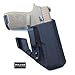 HolsterBuilder Kydex IWB Holster Clip - 1.5 Inch Overhook Strut for Belt, Snug Fit, Pre-Drilled Holes, Mounting Hardware Included, Concealed Carry Accessory, Made in USA