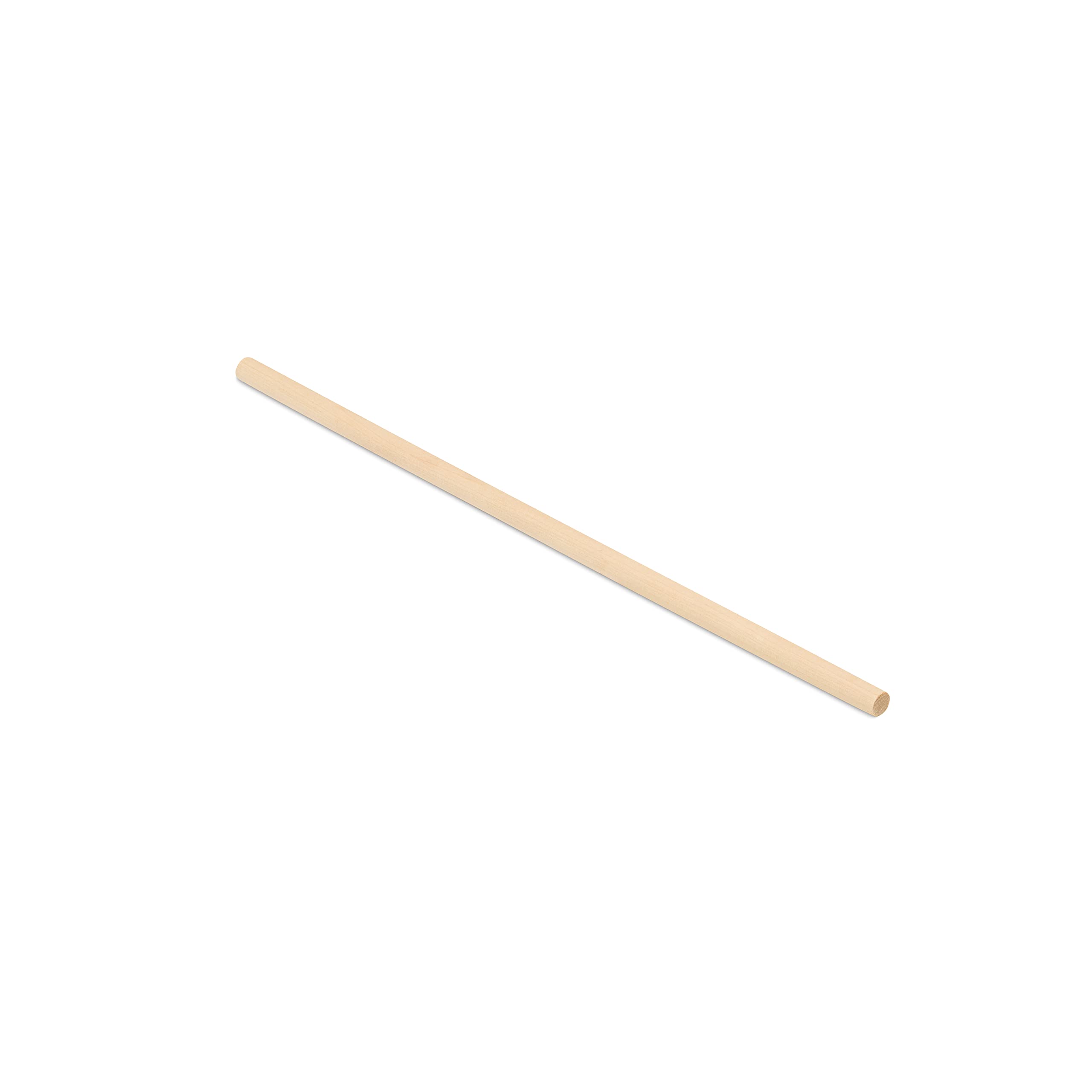 Wooden Dowel Rod, 3/8 Inch x 12 Inch Wood Dowels, Pack of 25 Wooden Dowels for Crafts, Unfinished Hardwood Wooden Dowels Rods, Strong Wood Rod Dowels for Crafting and DIYers