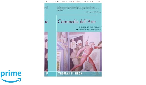 Amazoncom Commedia Dellarte A Guide To The Primary And - 