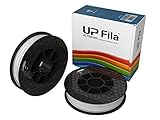 UP Fila C-22-01 PLA Plastic Filament, White, 2 x 500 g Rolls (Pack of 2)