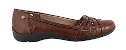 LifeStride Women's Diverse Flat, DARKTAN, 6 W US