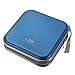 Coohole 2017 New 40 CD DVD Disc Organizer Storage Cover Case Holder Box (blue)