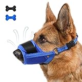 Dog Muzzle, Breathable Soft Pet Muzzle for Large