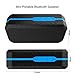 Ecandy Waterproof Wireless Speakers,Unbreak waterproof Shockproof Bluetooth Stereo Speakers,Outdoor Speakers for Climbing,Cycling, Hiking (Black/Blue)