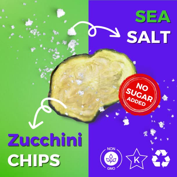Baked Zucchini Chips, Oven Baked No Oil Added, Vegetable Crisps, No