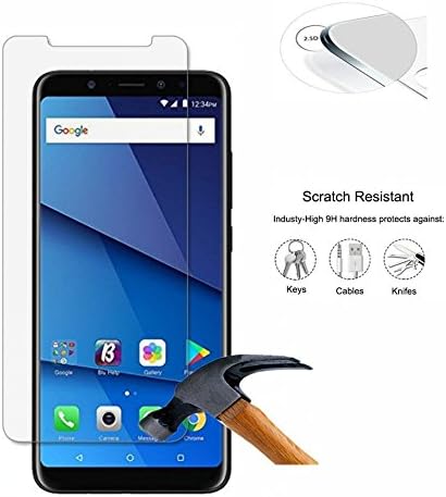 BLU Pure View Screen Protector,Coohaisee [Anti-Scratch] [Anti-Bubble] [9H Hardness] Tempered Glass Screen Protector for BLU Pure View